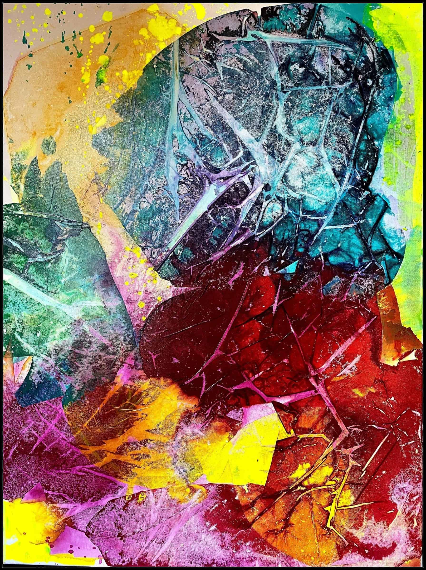 Abstract Painting on canvas large